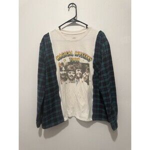 Reworked Upcycle  Oversize The Beatles One of a Kind Top M/L